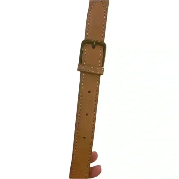 Relic cognac vegan leather contrast stitch adjustable strap shoulder bag purse - Picture 6 of 13